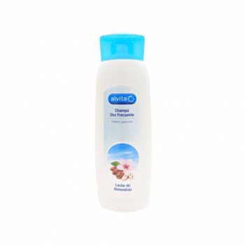 alvita champu uso frecuente leche de almendras 400ml